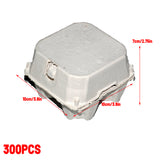 300PCS 4 Slot Paper Egg Trays Molded Pulp Stackable for Egg Packaging