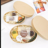 5pcs Oval Paper Gift Boxes for Packaging Display