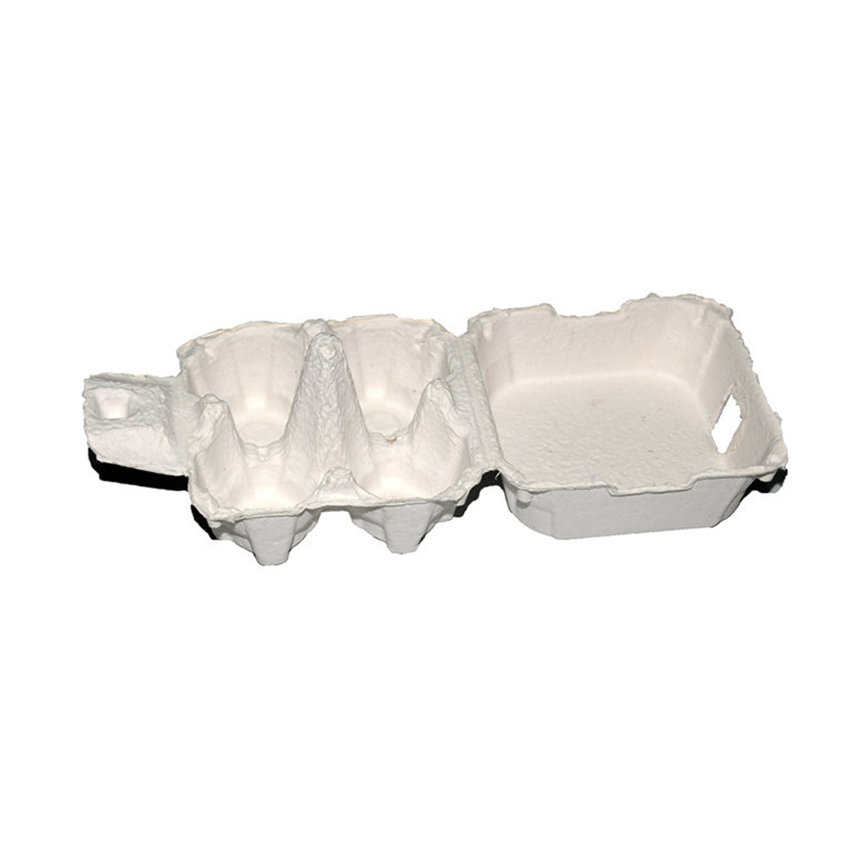 300PCS 4 Slot Paper Egg Trays Molded Pulp Stackable for Egg Packaging