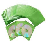 Premium CD DVD Double Sided Plastic Sleeves 100PCS