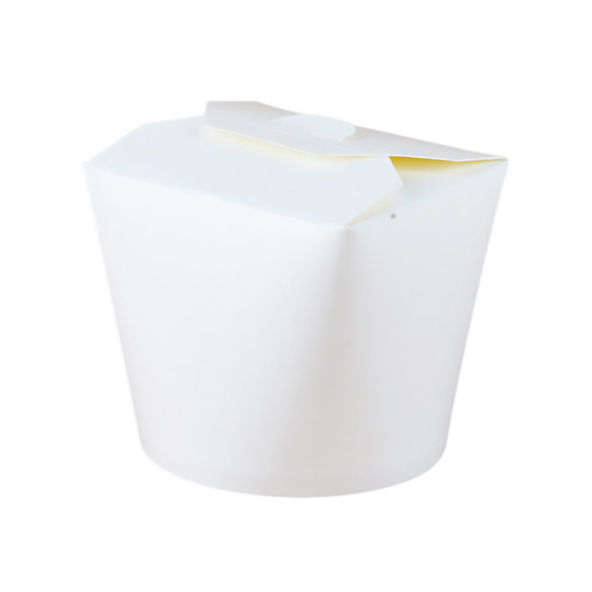 50PCS Disposable White Takeout Boxes Food Grade Leakproof Packaging