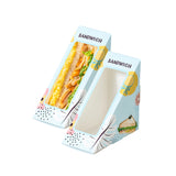 Triangle Sandwich Boxes Kraft Packing 100PCS