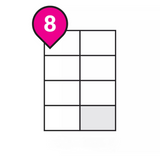 A4 Self Adhesive Sticker Paper Sheet Label Laser Inkjet Print