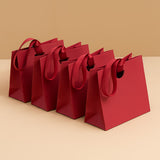 4PCS Paper Gift Bags with Ribbon Handles for Party Favors