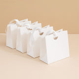 4PCS Paper Gift Bags with Ribbon Handles for Party Favors