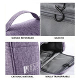 Travel Size Zipper Closure Toiletry Bag 1pc