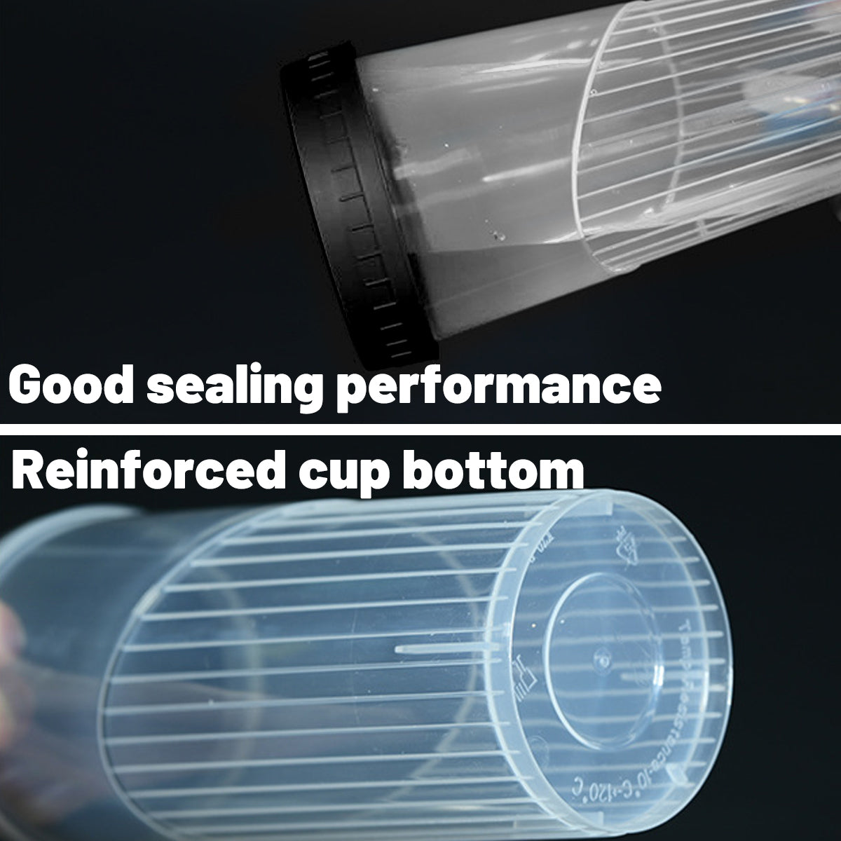 100 Sets 650ml Transparent Drinking Cups with Lids Party Use