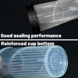 100 Sets 650ml Transparent Drinking Cups with Lids Party Use