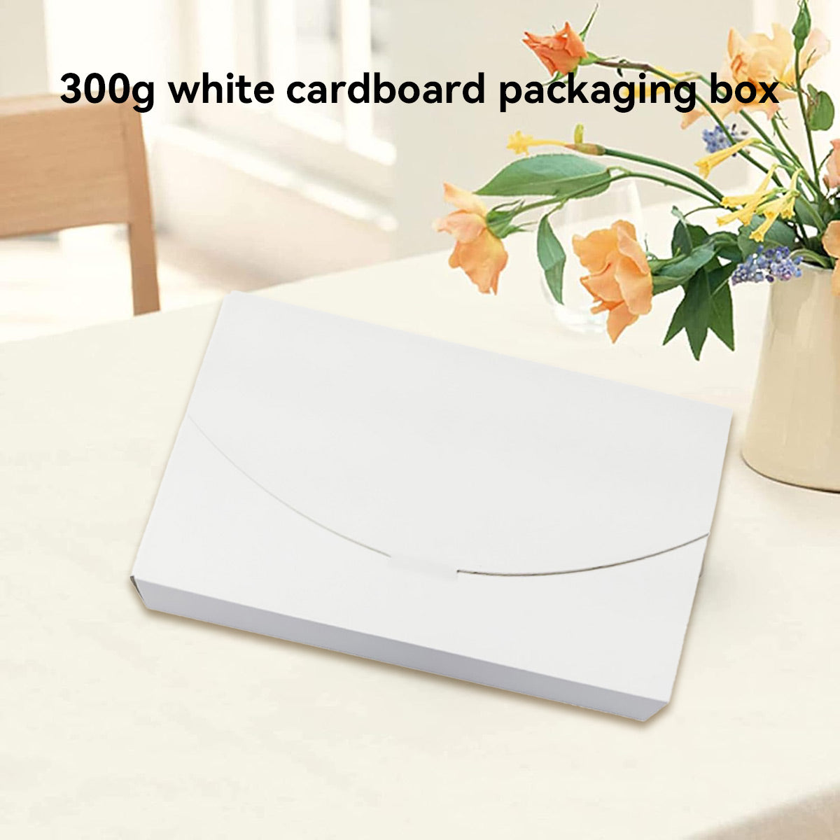 30PCS Envelope Style Folding Box White Cardboard for Wedding Favors