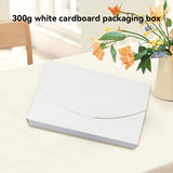 30PCS Envelope Style Folding Box White Cardboard for Wedding Favors