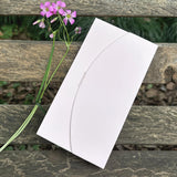 30PCS Envelope Style Folding Box White Cardboard for Wedding Favors