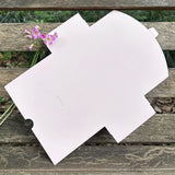 30PCS Envelope Style Folding Box White Cardboard for Wedding Favors