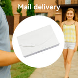 30PCS Envelope Style Folding Box White Cardboard for Wedding Favors