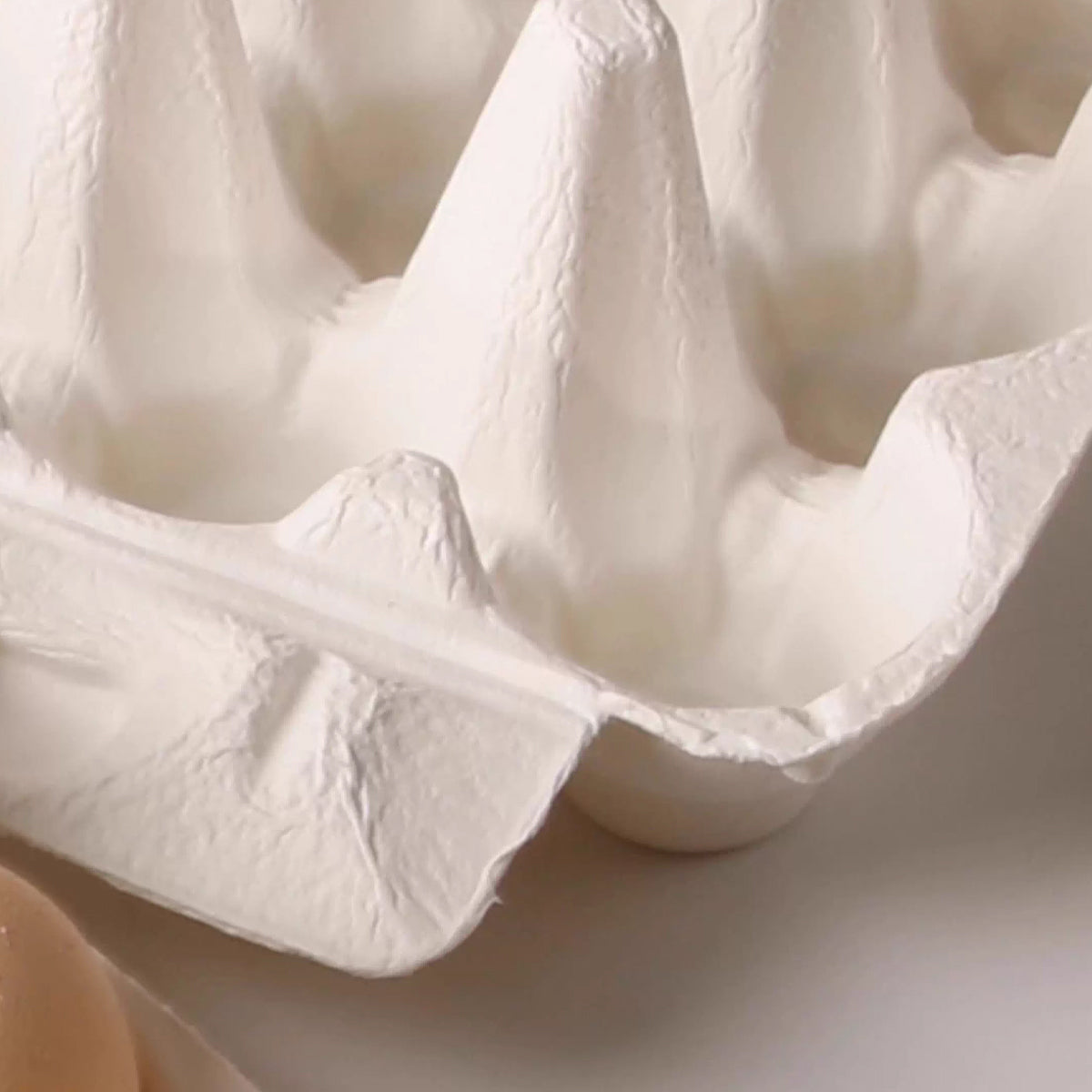 200PCS 8 Slot Paper Egg Trays Molded Pulp Egg Packaging Trays