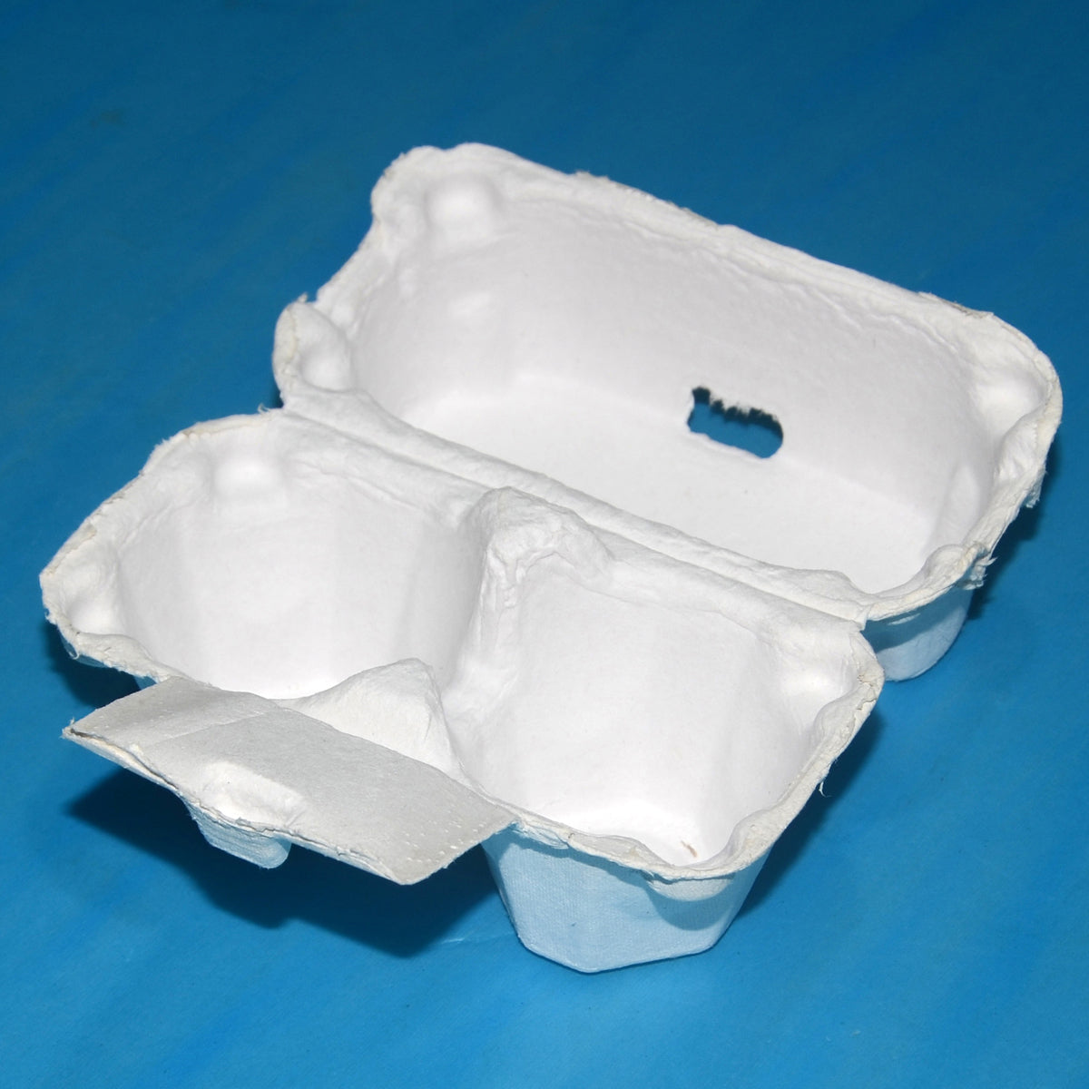 300PCS 2 Slot Paper Egg Trays Molded Pulp Egg Packaging Trays