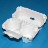 300PCS 2 Slot Paper Egg Trays Molded Pulp Egg Packaging Trays