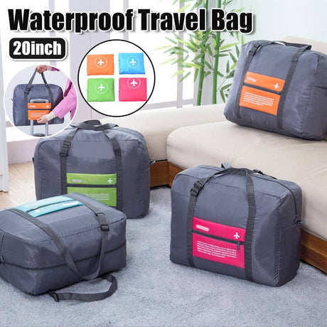 Duffel Storage Bag Waterproof Nylon 4 Colors 1 Piece