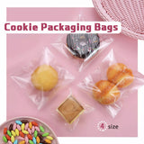 Clear Plastic Self Adhesive Candy Packaging Bags 100PCS