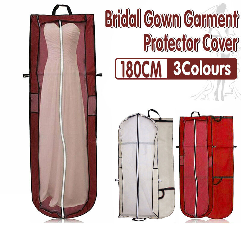 Long Dress Garment Bag 1PC 3Colours 180x60cm Non-woven Fabric