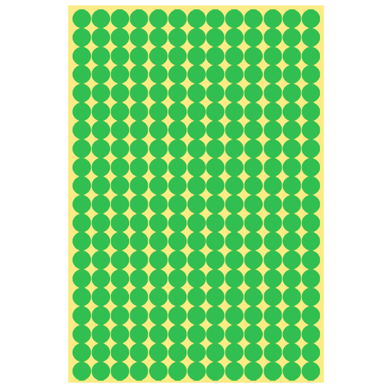 8/13/25/50mm Round Sticker Dots Adhesive Labels Cool-toned