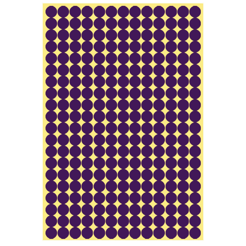 8/13/25/50mm Round Sticker Dots Adhesive Labels Cool-toned