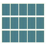 8/13/25/50mm Round Sticker Dots Adhesive Labels Cool-toned