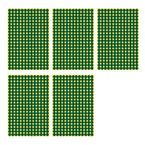 8/13/25/50mm Round Sticker Dots Adhesive Labels Cool-toned
