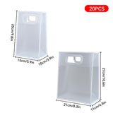 20PCS Clear PP Plastic Gift Bags with Handles for Party Favors