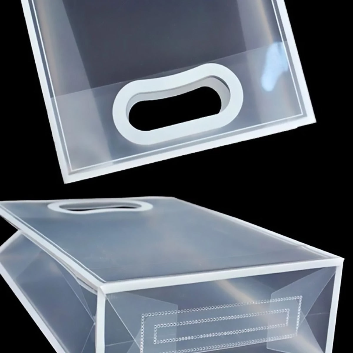 20PCS Clear PP Plastic Gift Bags with Handles for Party Favors