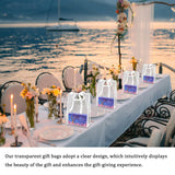 20PCS Clear PP Plastic Gift Bags with Handles for Party Favors