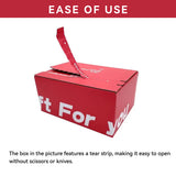 10PCS Zipper Corrugated Cardboard Shipping Boxes