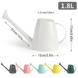 1.8L Long Spout Watering Can Garden Sprinkler 1Pack