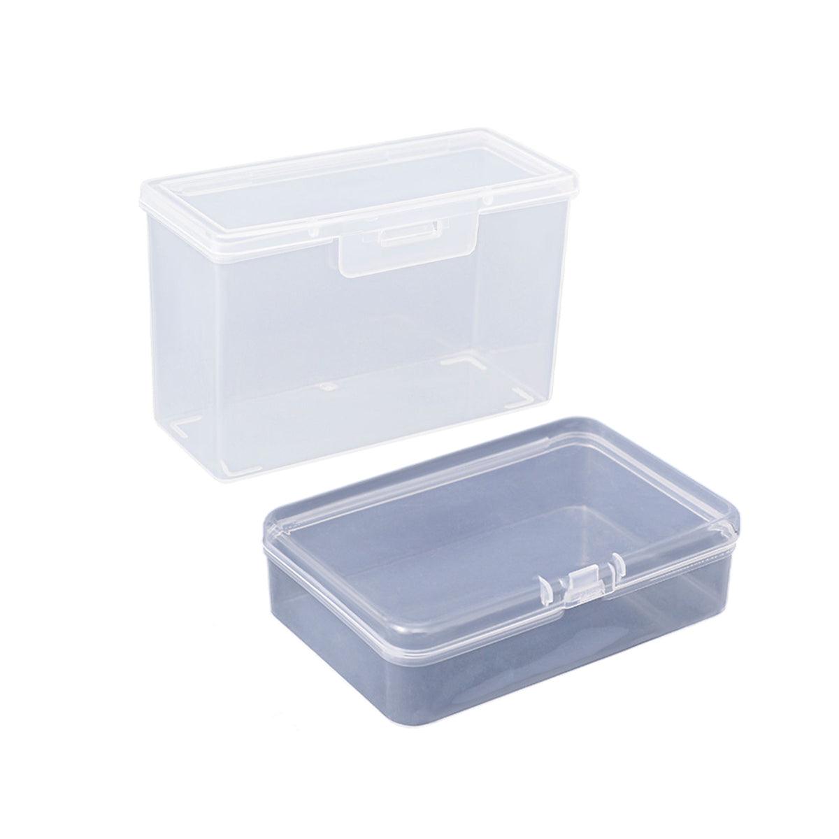 Card Storage Box Transparent Plastic Holder 10PCS
