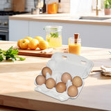 200PCS 8 Slot Paper Egg Trays Molded Pulp Egg Packaging Trays