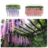 12PCS Artificial Silk Fake Flower Garland