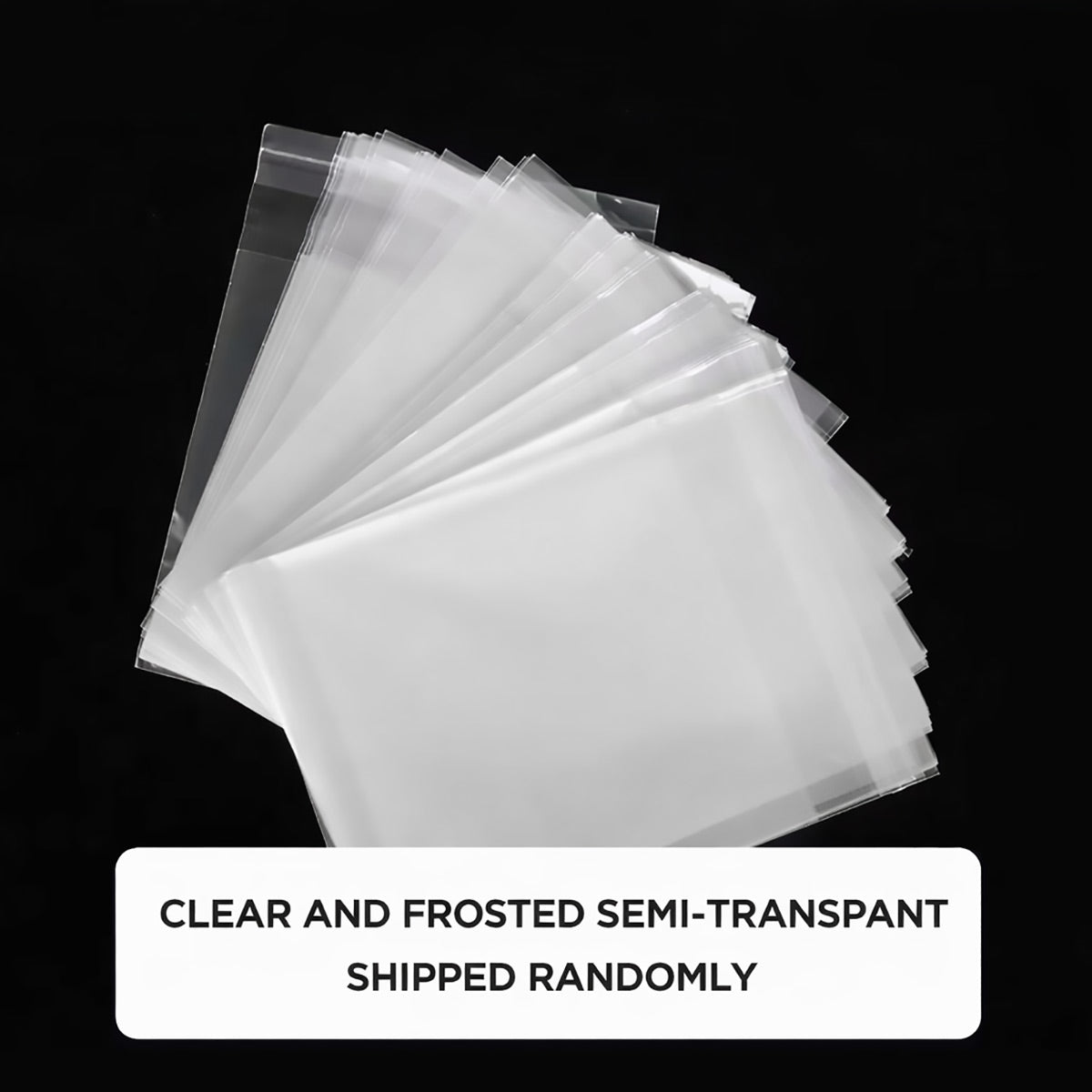 Clear Plastic Self Adhesive Candy Packaging Bags 100PCS