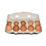 150PCS 10 Slot Paper Egg Trays Molded Pulp Stackable for Egg Packaging