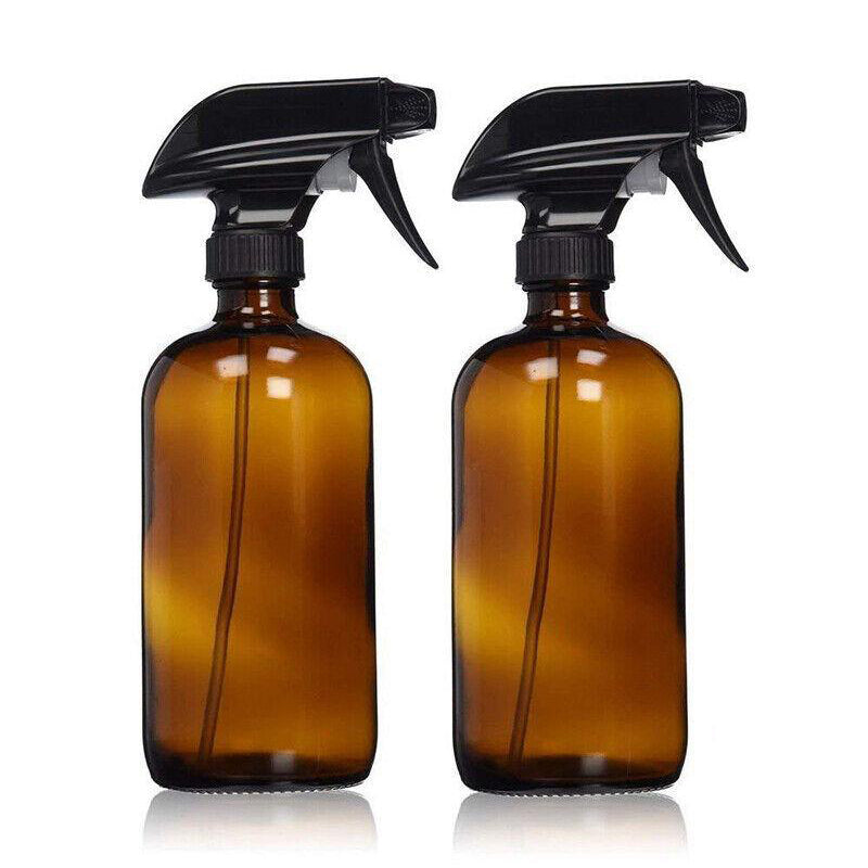 Amber Round Glass Spray Bottles 1-10PCS 250ml