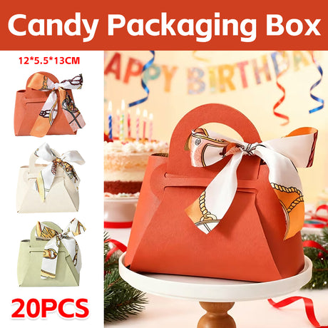 20PCS Handheld Wedding Candy Bags Elegant Party Favor Packaging