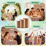 20PCS Hexagonal Kraft Paper Gift Boxes for Party Wedding Candy Craft