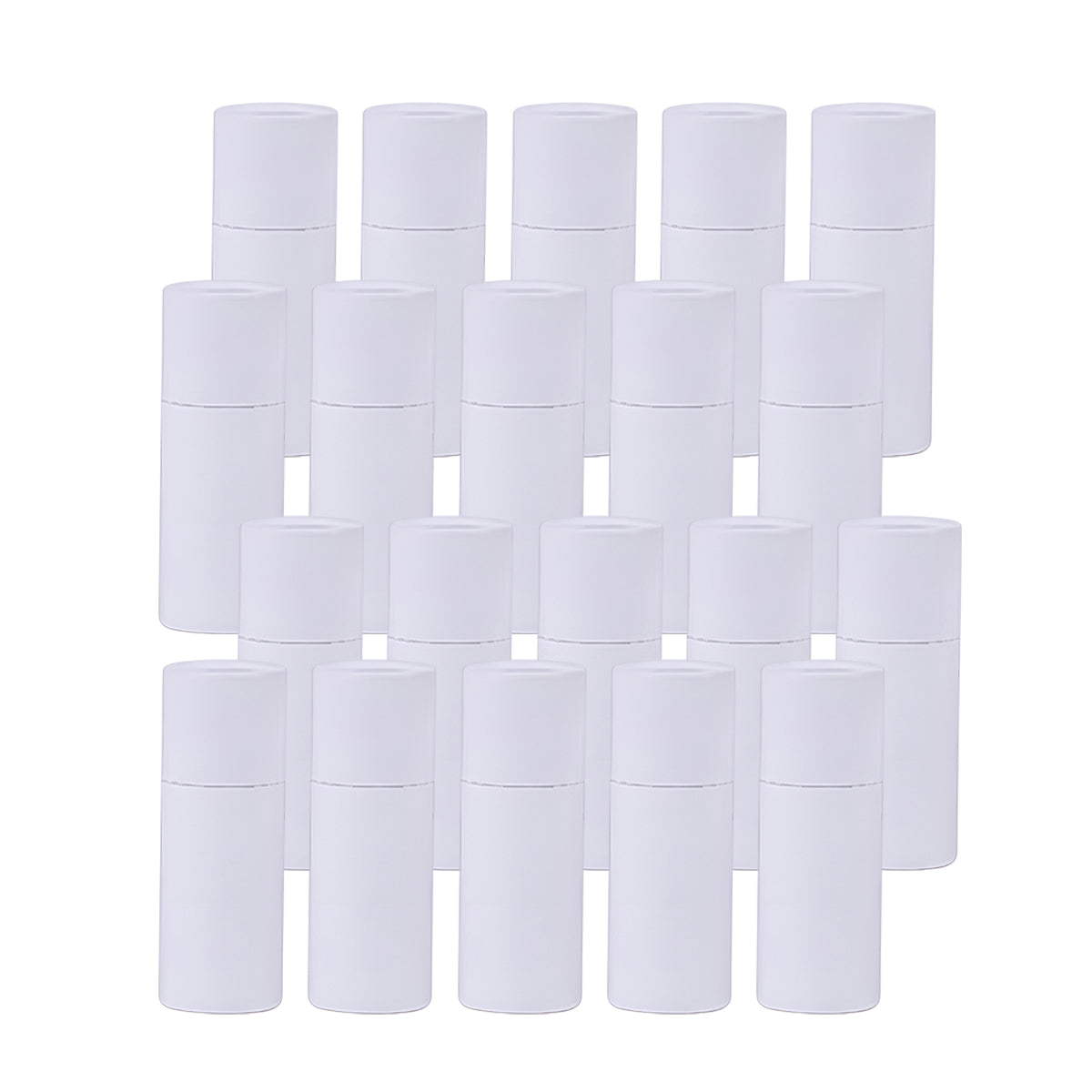 20PCS Kraft Paper Storage Tubes with Lid for Tea Essential Oil Packaging