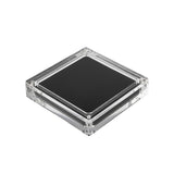 5PCS Acrylic Transparent Jewelry Display Case with Magnetic Cushion