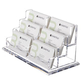 Acrylic Business Card Holder Multi Layer Organizer 1PC