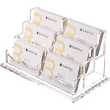 Acrylic Business Card Holder Multi Layer Organizer 1PC