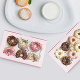 50PCS Kraft Cake Boxes with Clear Window Large Capacity Food-Grade Packaging