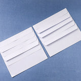 50PCS White Business Envelopes Peel and Seal Mailing 3 Sizes