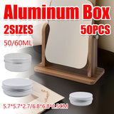 Threaded Round Aluminum Gift Box Packaging Case for Tea Candy Gifts