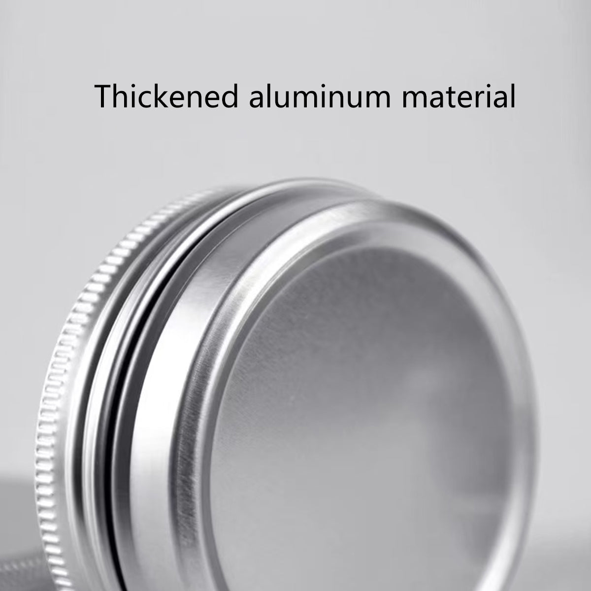 Threaded Round Aluminum Gift Box Packaging Case for Tea Candy Gifts