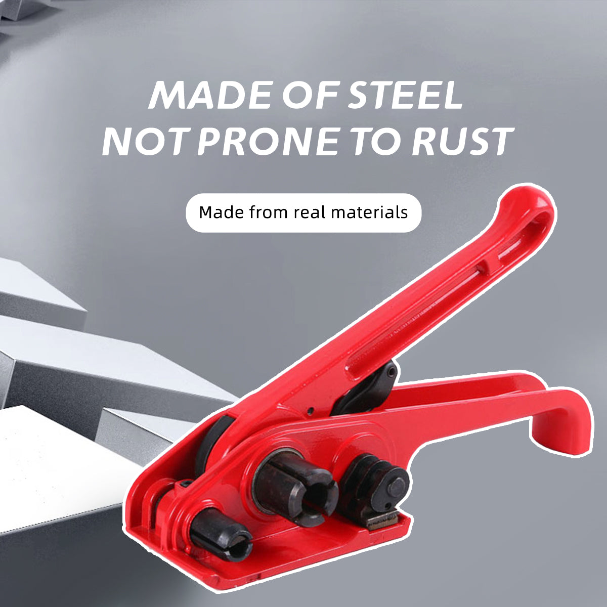 Red Manual Strapping Tool for Plastic Steel Banding