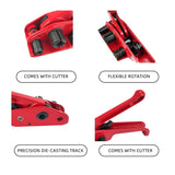 Red Manual Strapping Tool for Plastic Steel Banding